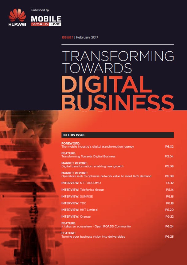 Transforming towards digital business